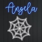 Personalized Name Halloween Graphic Neon Signs and Lights Front