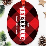 Christmas Ornament (Oval) Front