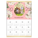 Personalized Family calendar Canvas Yearly Calendar 16  x 22  Front - Jan 2025