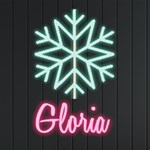 Personalized Christmas Snowflake Name Neon Signs and Lights Front