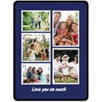 Family Name Large Blanket Fleece Blanket (Large) 80 x60  Blanket Front