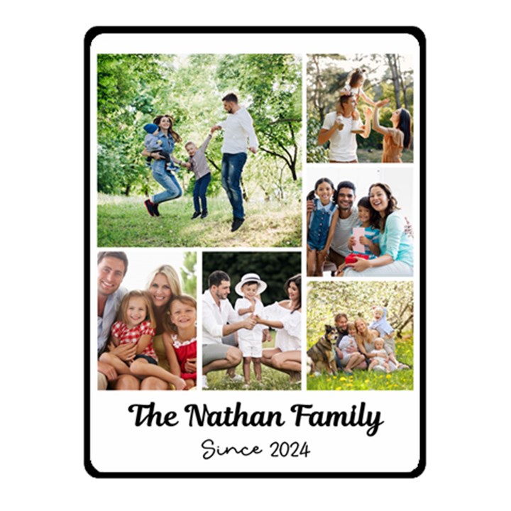Family Name Small Blanket Fleece Blanket (Small)