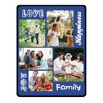 Personalized Family Small Blanket Fleece Blanket (Small) 50 x40  Blanket Front