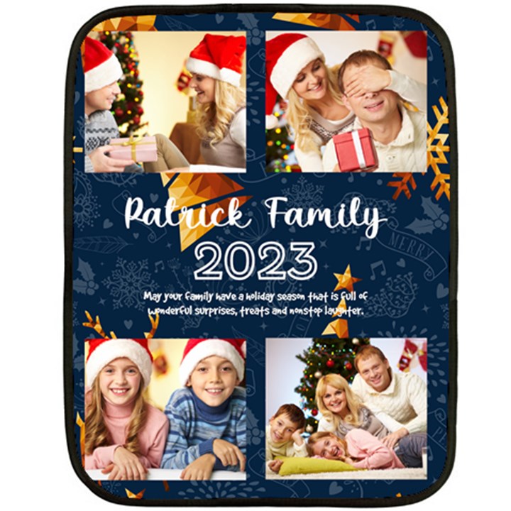 xmas photo blanket Fleece Blanket (Mini)