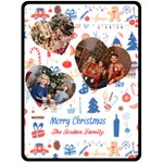 Christmas Family Photo Large Blanket Fleece Blanket (Large) 80 x60  Blanket Front