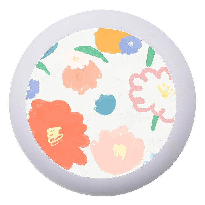 Hand Drawing Flower Dento Box Dento Box with Mirror