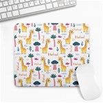 Giraffe Name Mousepad Collage Mousepad 9.25 x7.75  Mousepad - 1