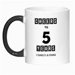 Couple Anniversary Photo Name Mug Morph Mug Left