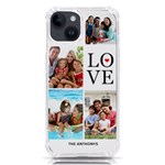 Personalized Family Name Photo Phone Case iPhone 14 TPU UV Print Case Front