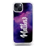 Personalized Galaxy Name Phone Case iPhone 14 TPU UV Print Case Front