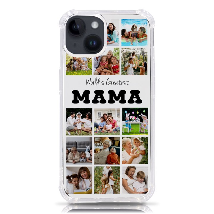 Personalized Worlds Greatest Photo Phone Case iPhone 14 TPU UV Print Case