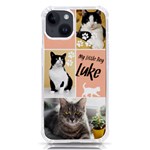 Personalized Cat Photo Name Phone Case iPhone 14 TPU UV Print Case Front