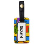 Route Map Graphic Luggage Tag (one side) Front