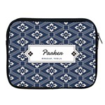 Japan Pattern Personalised Name Apple iPad Zipper Case Front