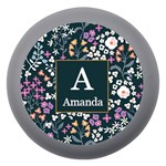 Personalized Floral Name Dento Box Dento Box with Mirror Front