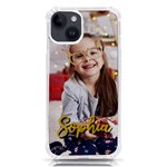 Personalized Big Photo with Name Phone Case iPhone 14 TPU UV Print Case Front