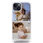 Personalized 2 Photo Phone Case iPhone 14 TPU UV Print Case Front
