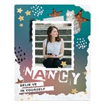 Personalized Believe In Yourself Name Large Blanket Two Sides Premium Plush Fleece Blanket (Large) 80 x60  Blanket Front