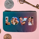 Personalized Couple Love Photo Large Coin Purse Large Coin Purse Front