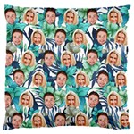 Personalized Couple Many Faces Hawaii Cushion 16  Baby Flannel Cushion Case (Two Sides) Front
