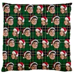 Personalized Couple Many Faces Christmas Cushion 16  Baby Flannel Cushion Case (Two Sides) Back