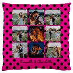 Personalized Phone Wallpaper Lover 9 Grid 16  Baby Flannel Cushion Case (Two Sides) Back