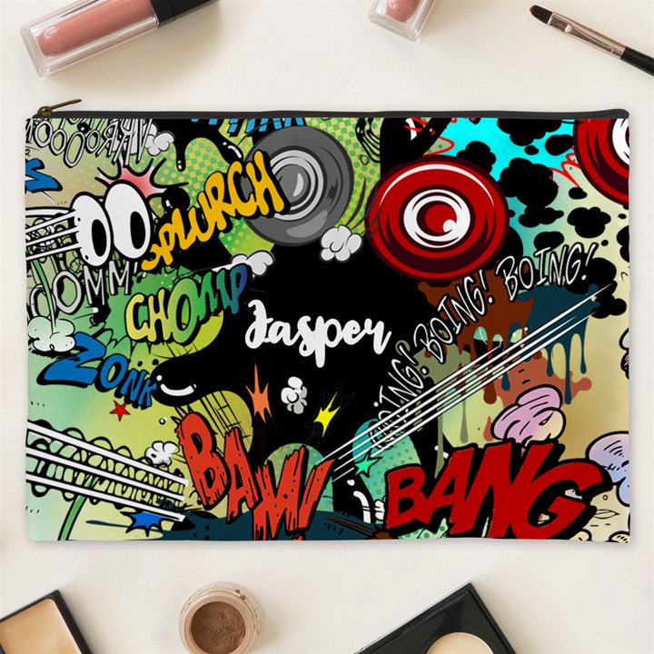 Personalized Comics Style Name Cosmetic Bag Cosmetic Bag (XXXL)