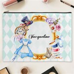 Personalized Alice In Wonderland Name Cosmetic Bag Cosmetic Bag (XXXL) Front