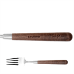 Personalized Shine Stainless Steel Fork with wooden Handle  Stainless Steel Fork With Wooden Handle Fork