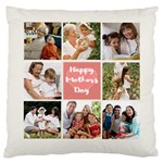 Personalized Photo Happy Mothers Day Large Cushion 16  Baby Flannel Cushion Case (Two Sides) Front