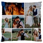 Personalized 7 Photos Large Cushion 16  Baby Flannel Cushion Case (Two Sides) Front