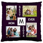 Personalized Best Ever Initial Flannel Cushion 16  Baby Flannel Cushion Case (Two Sides) Back