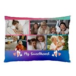 Personalized Photo Any Text Name My Sweetheart Pillow Case Pillow Case (Two Sides) Front