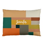 Personalized Geometric Minimalist Name Pillow Case Pillow Case (Two Sides) Front