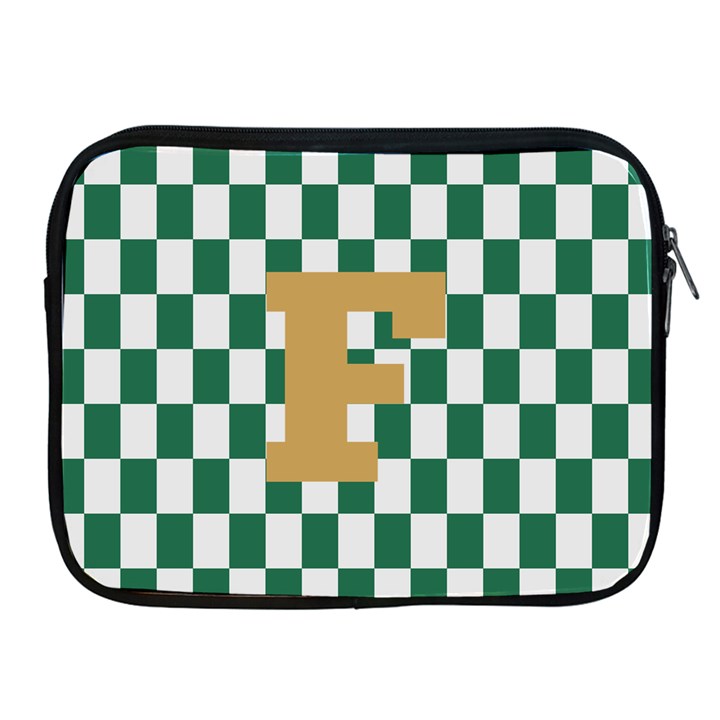 Personalized Checkered Initial iPad Zipper Case Apple iPad Zipper Case