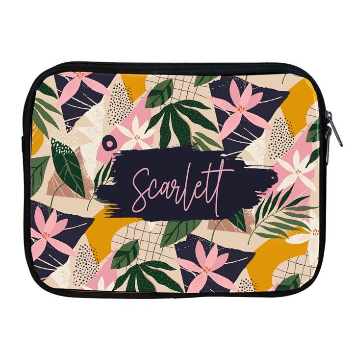 Personalized Tropical Name iPad Zipper Case Apple iPad Zipper Case