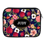 Personalized Floral Name iPad Zipper Case Apple iPad Zipper Case Front