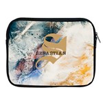 Personalized Initial Name Marble iPad Zipper Case Apple iPad Zipper Case Front