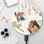 Personalized Camera Name Photo Wireless Fast Charger Wireless Fast Charger(White) Front