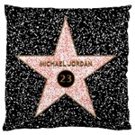 Personalized Hollywood Walk of Fame Name Any Text Age Birthday Large Cushion Case Large Cushion Case (One Side) Front