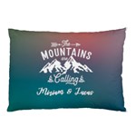 Personalized The Mountain are Calling Name Pillow Case Pillow Case (Two Sides) Back