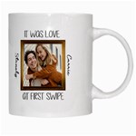 Personalized Photo Couple Name Valentine Gift Mug White Mug Right