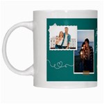 Personalized Photo Couple Name Any Text Mug White Mug Left
