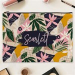 Personalized Tropical Name Cosmetic Bag Cosmetic Bag (XXXL) Front