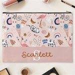 Personalized Cute Illustration Cosmetic Bag Cosmetic Bag (XXXL) Back