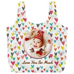 Personalized Photo Any Text Name Recycle Bag Full Print Recycle Bag (XXXL) Front