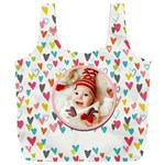 Personalized Photo Any Text Name Recycle Bag Full Print Recycle Bag (XXXL) Back
