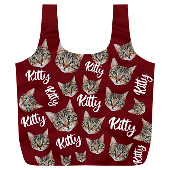 Personalized Many Face Photo Name Recycle Bag Full Print Recycle Bag (XXXL)