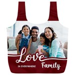 Personalized Love Family Photo Recycle Bag Full Print Recycle Bag (XXXL) Front