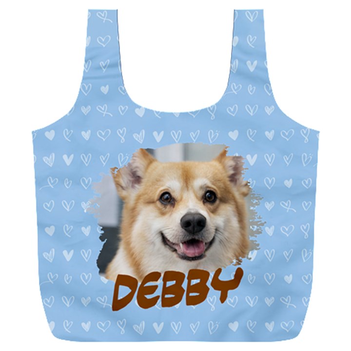 Personalized Pet Photo Name Any Text Recycle Bag Full Print Recycle Bag (XXXL)